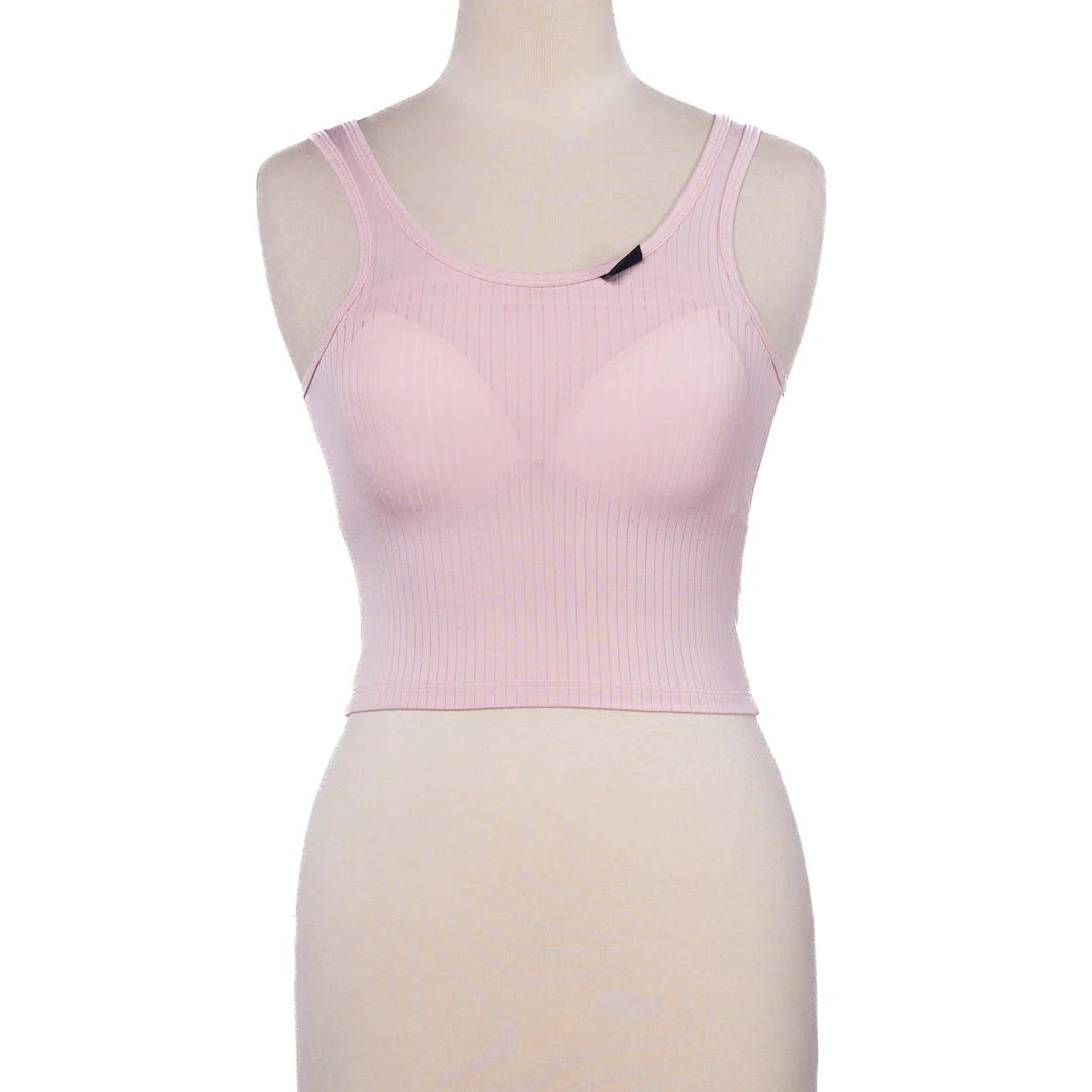 Round Neck Padded Camisole - 1985