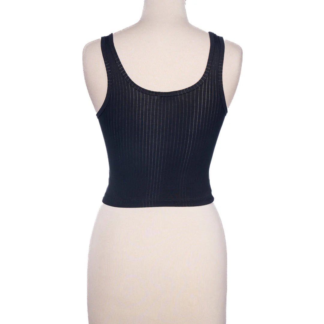 Round Neck Padded Camisole - 1985