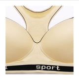 Cotton Padded Wireless Sports Bra
