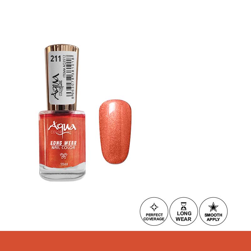 Aqua Color Line 50 Colors Long Wear Nail Polish