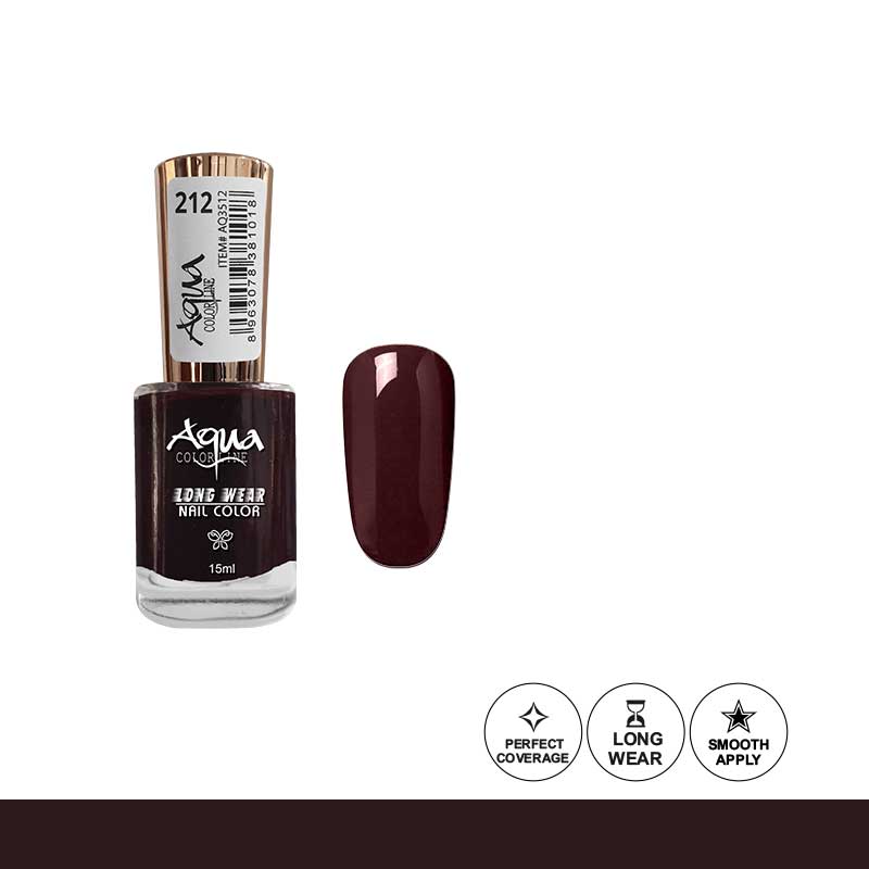 Aqua Color Line 50 Colors Long Wear Nail Polish