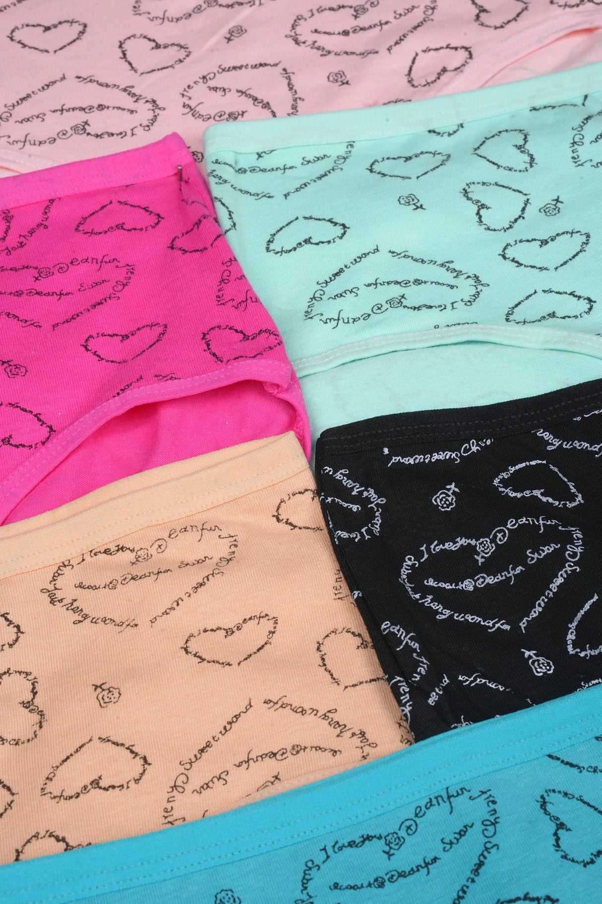 Belleza Lingerie Multi Color Brief Panty Pack Of 6-B240