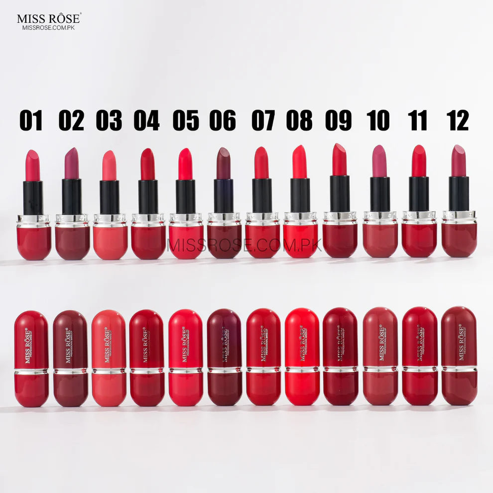 Miss Rose Coral Charm Capsule Lipstick