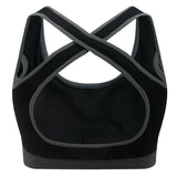 Cotton Cross Back Sports Bra