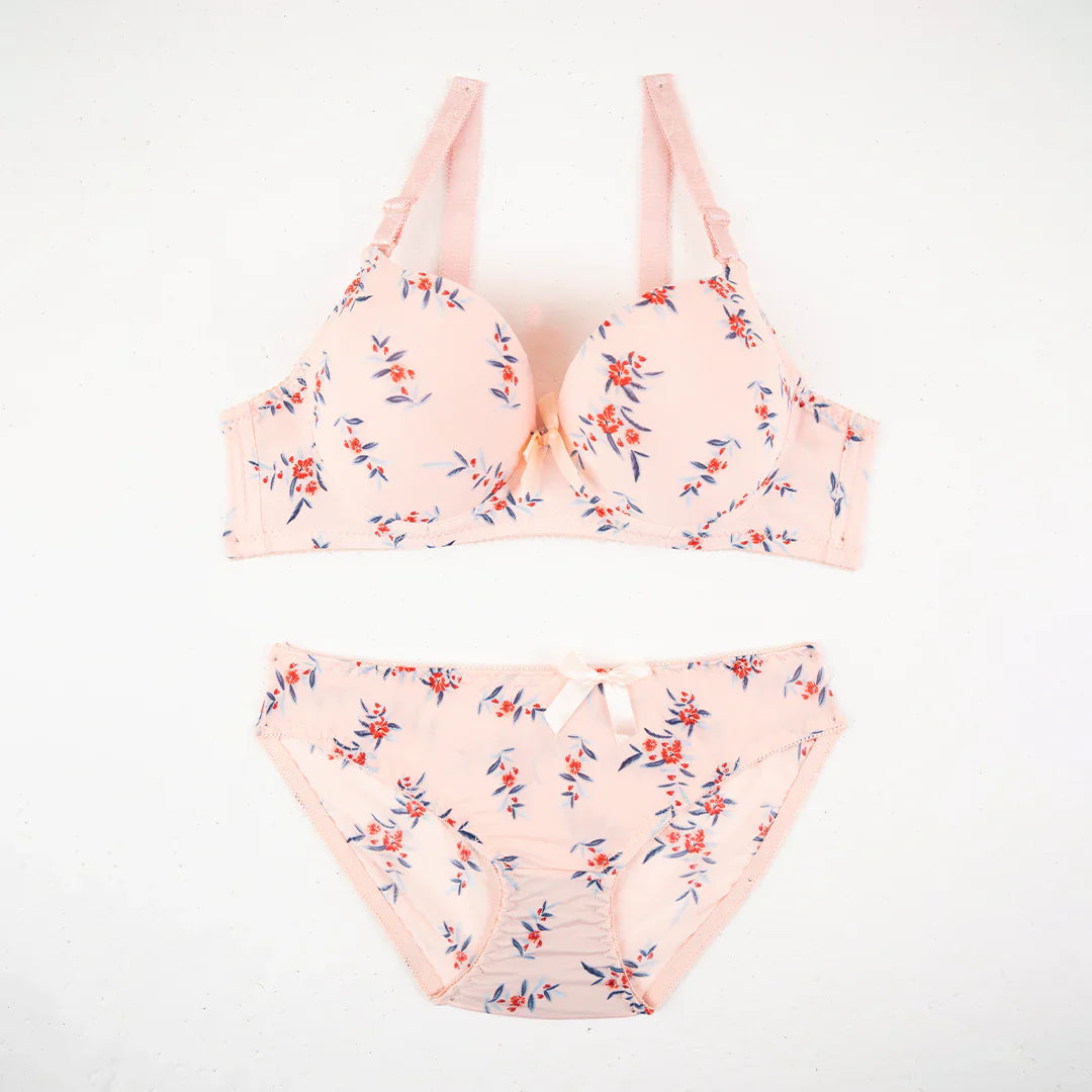 Belleza Lingerie Wire Padded Bra Set - 3346