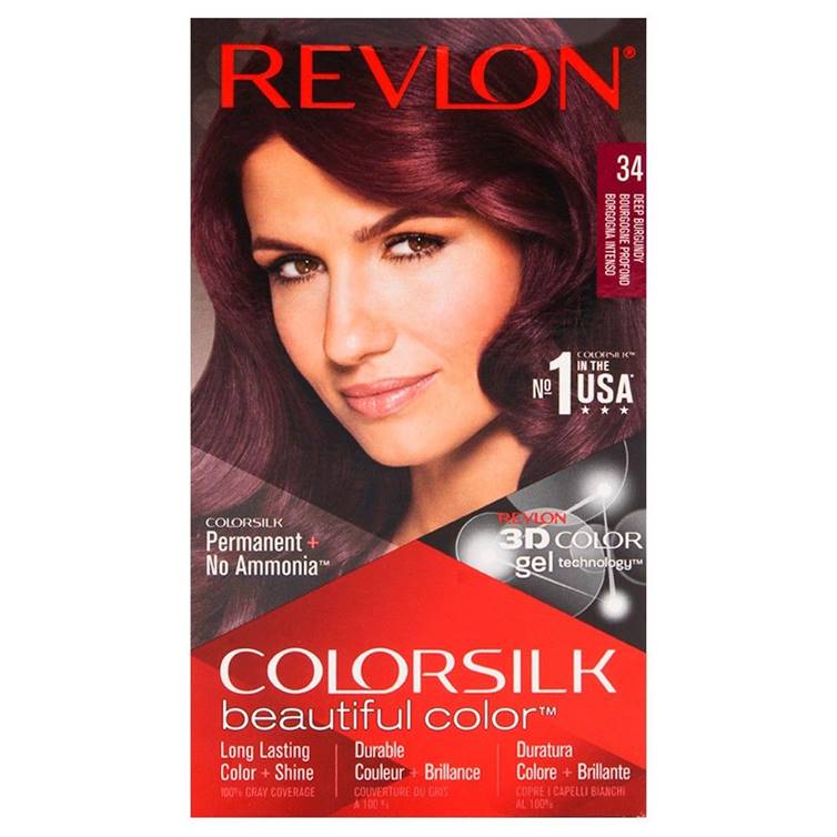 Revlon Colorsilk Hair Color 34 Deep Burgundy