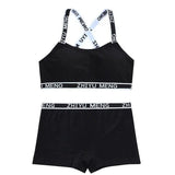 Cotton Sports Bra Panty Set