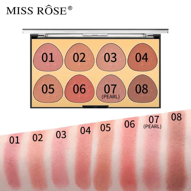 Miss Rose 8-Color Blusher