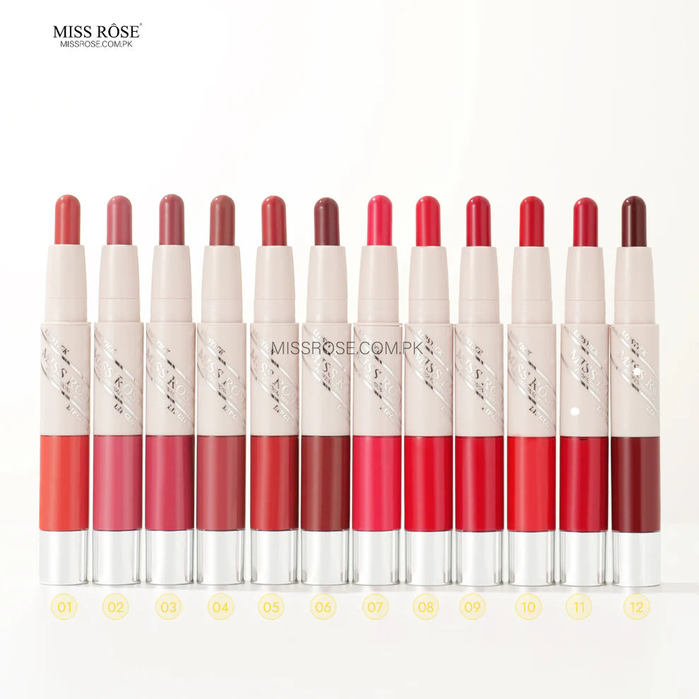 Miss Rose 2 in 1 Lipstick & Lip Gloss