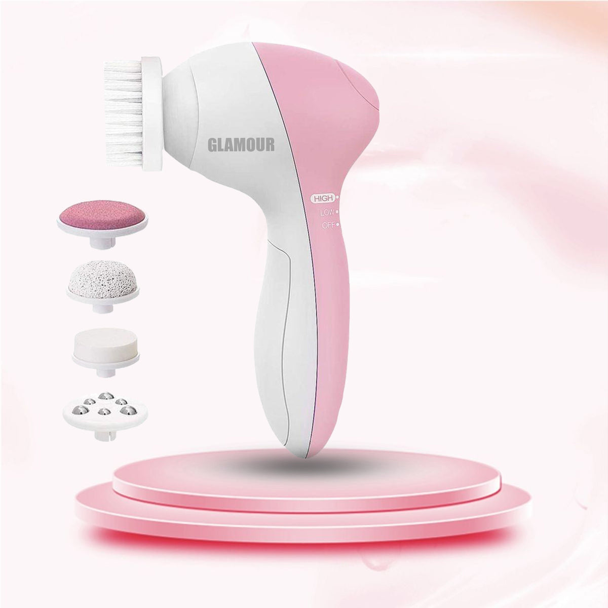 (5 in 1)FACE MASSAGER –KEMEI AE-8782 Beauty Tools  