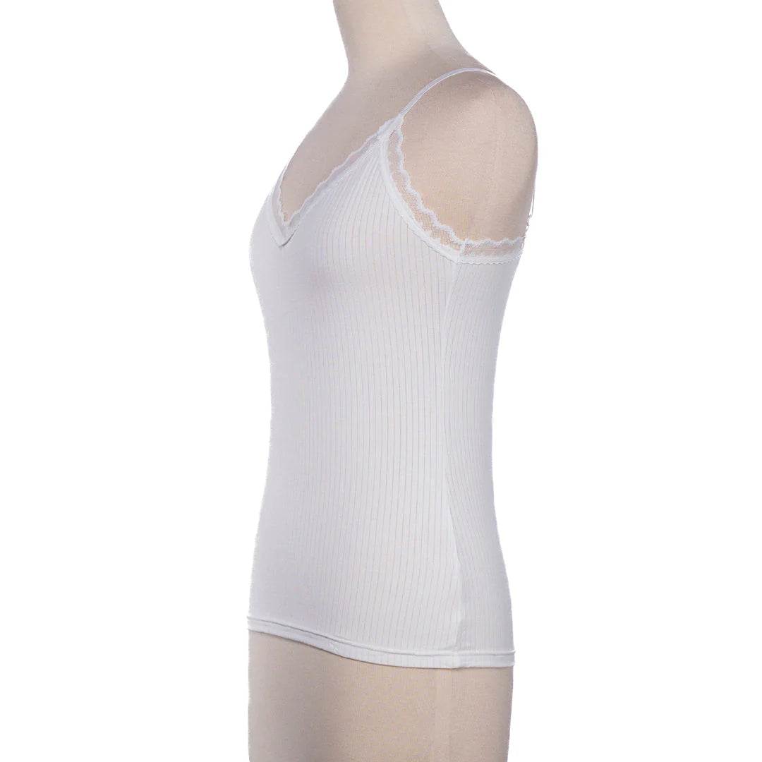 Belleza Lingerie V-Neck String Camisole - 6046