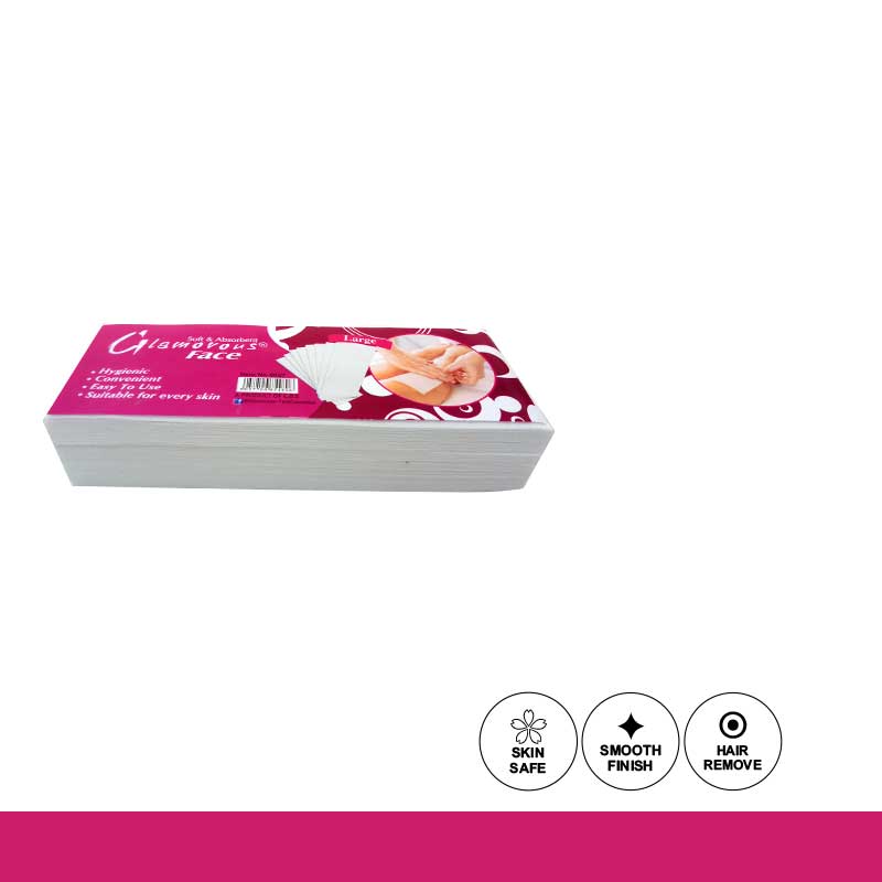 Glamorous Face Wax Paper Strip Large