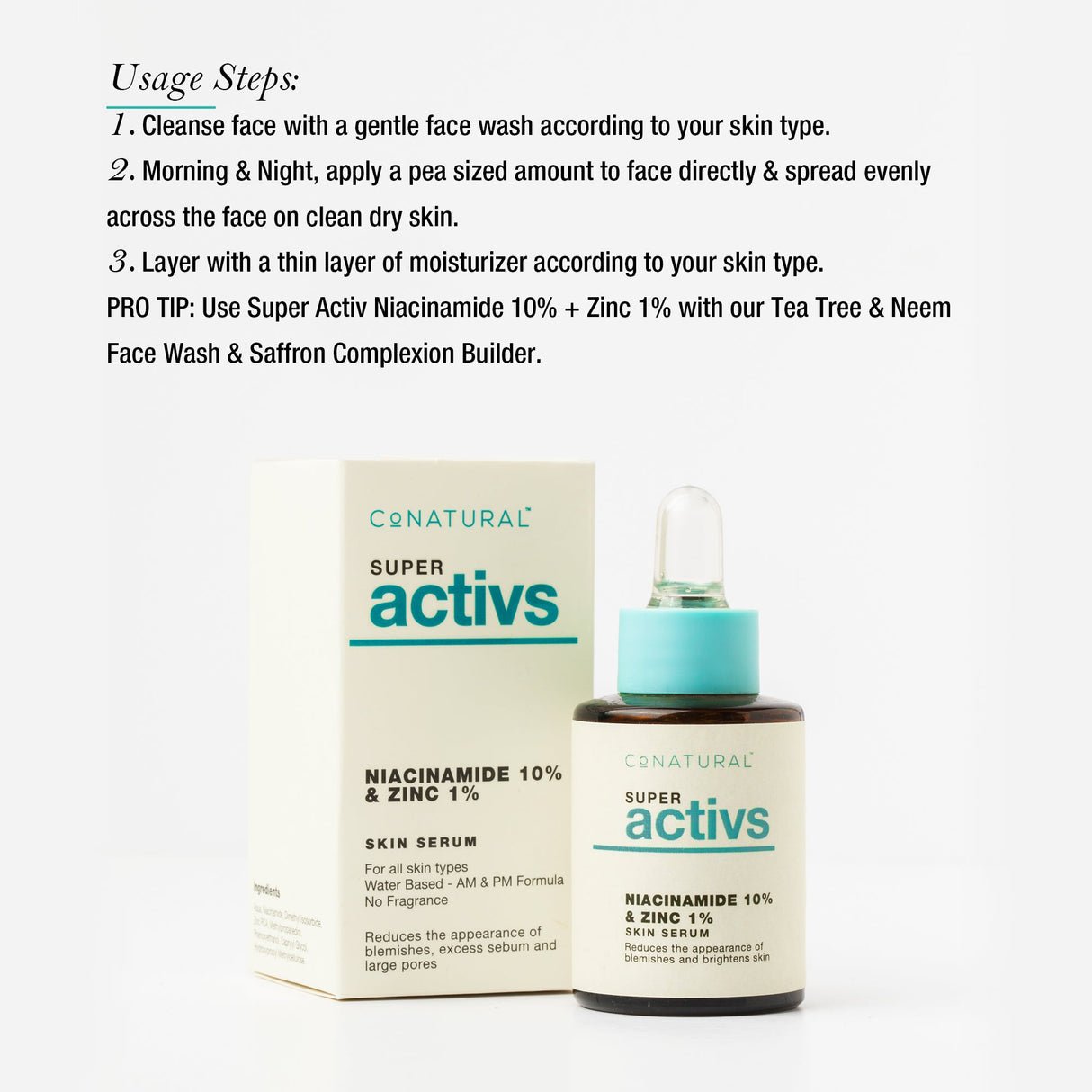Conatural-Niacinamide + Zinc Skin Serum