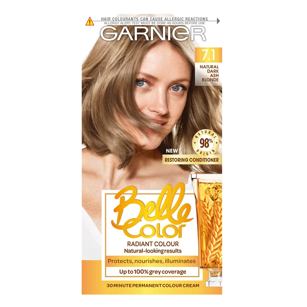 Garnier Natural Dark Ash Blonde Home Hair Dye