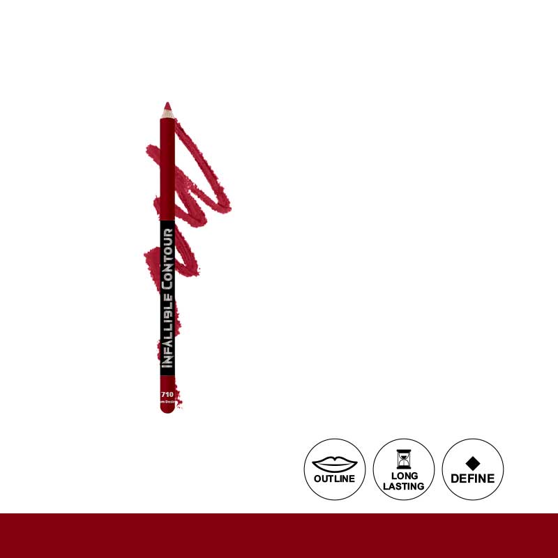 Glamorous Face Infallible Smooth Touch Matte Eye & Lip Contour Pencil 710 Petal Edge