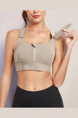 Intimate Zero-Bounce Sports Bra with Adjustable Waist and Shoulder Straps