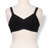 Belleza Lingerie Gentle Classic Cotton Bra - Black