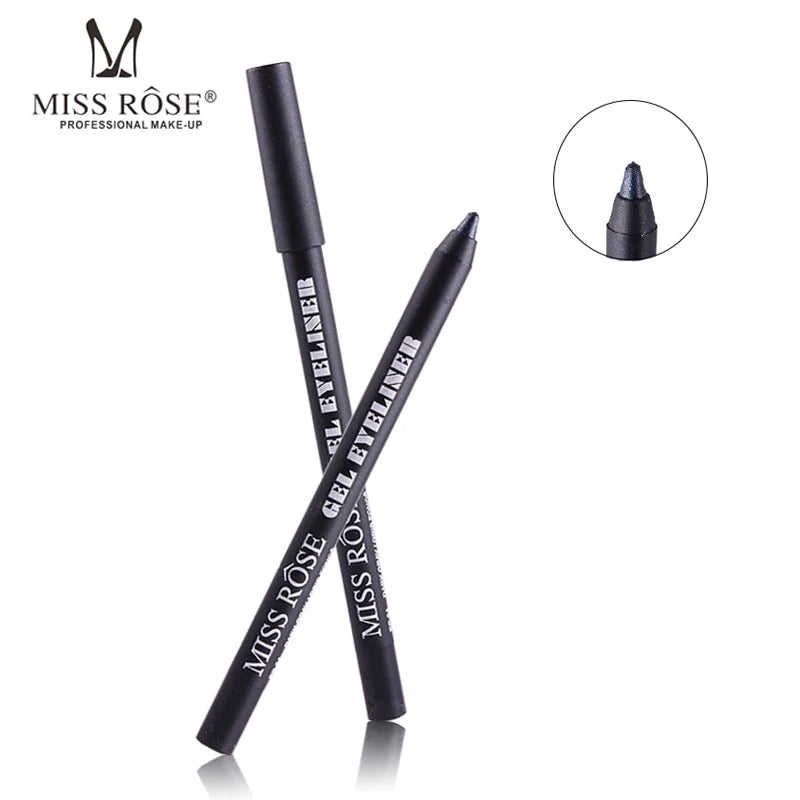 Miss Rose Waterproof Make Up Eyeliner Pencil - Black