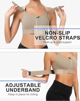 Intimate Zero-Bounce Sports Bra with Adjustable Waist and Shoulder Straps