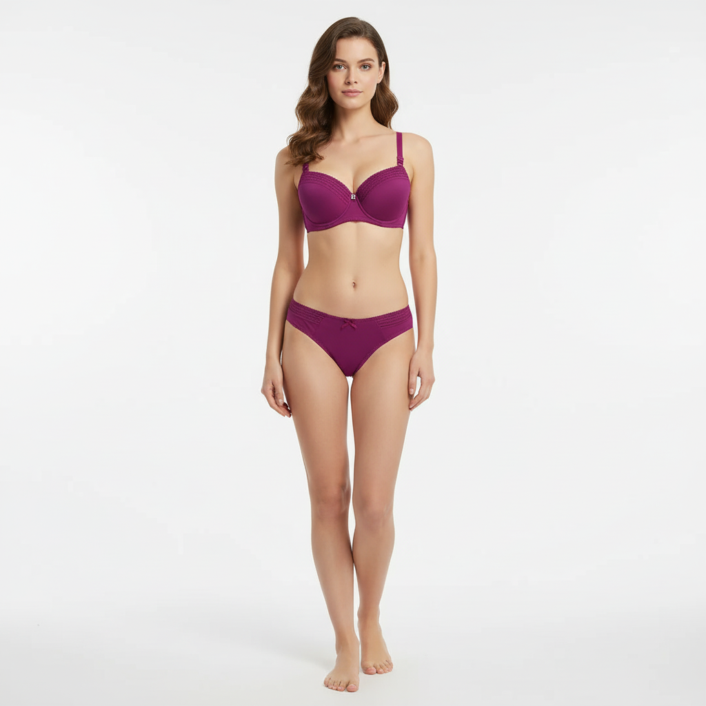Push Up Cup Wire Bra Set - A3028 Belleza Lingerie  