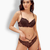 Selmark Padded Wired Lace Bra