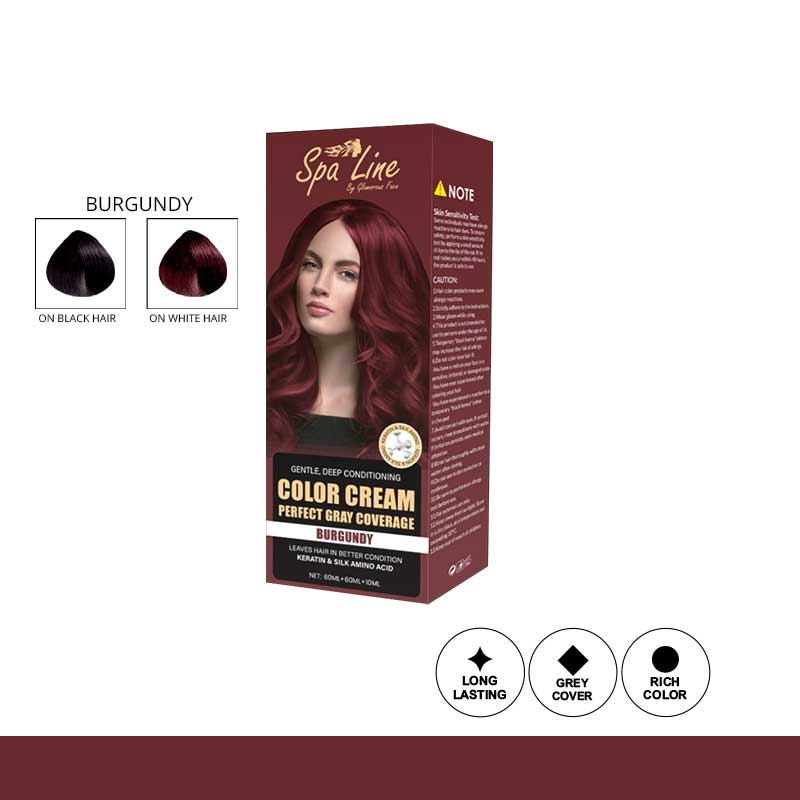 Glamorous Face Hair Color Cream Perfect Gray Coverage