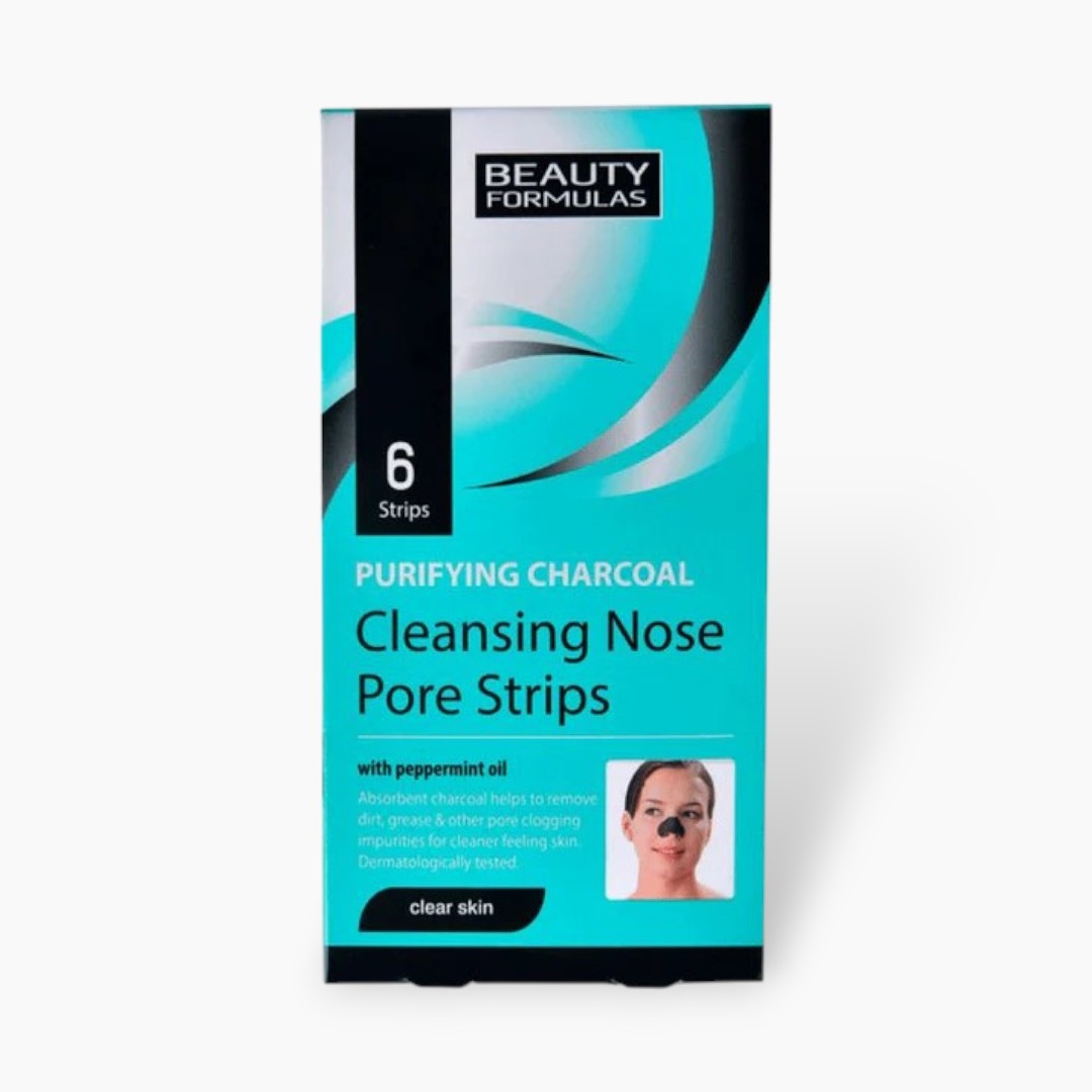 Beauty Formula Purifying Charcol Nose Strips 6S