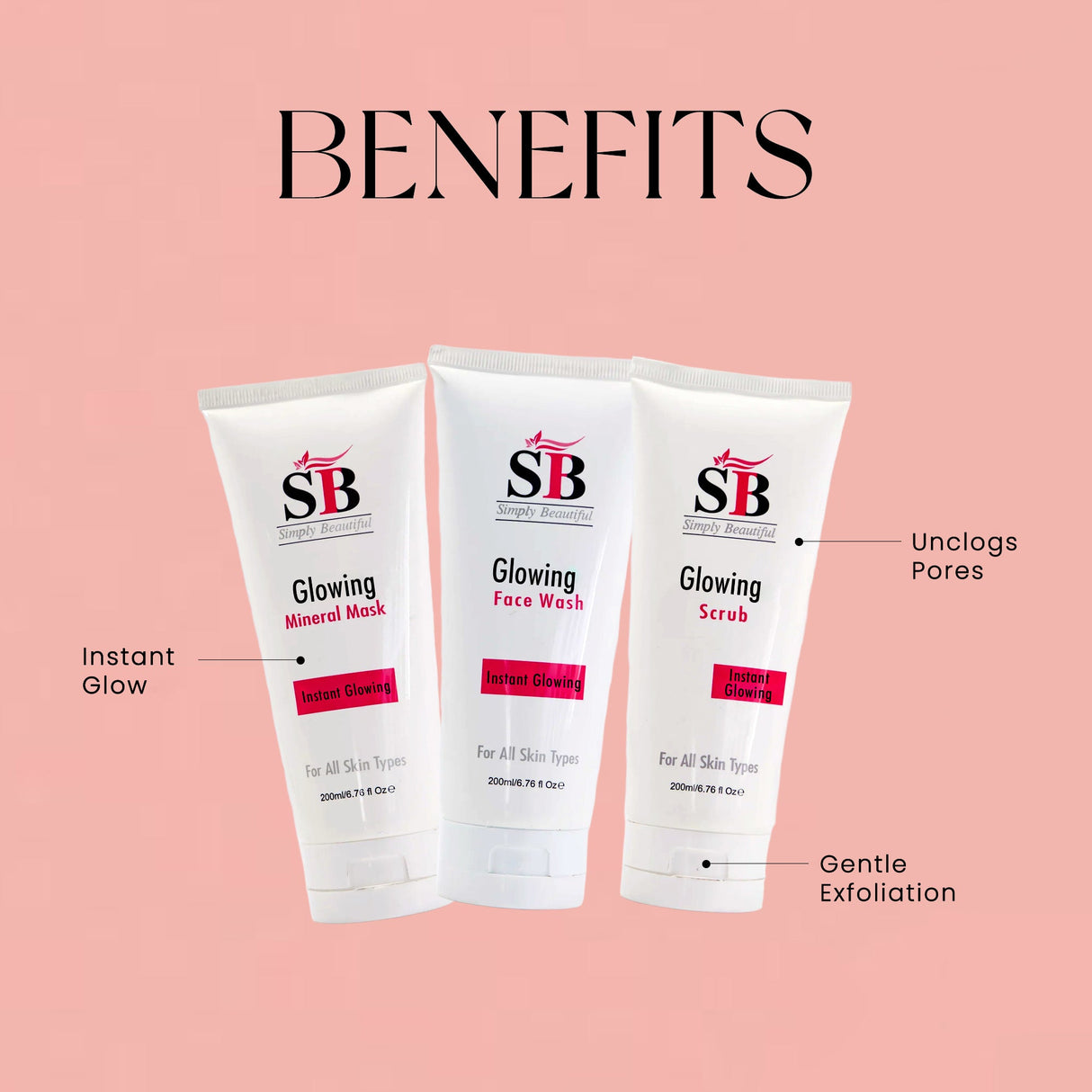 Simply Beautiful Glowing Cleanse  Set