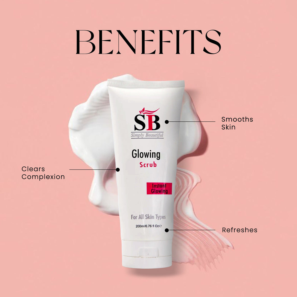 Simply Beautiful SB Glowing Facial Scrub