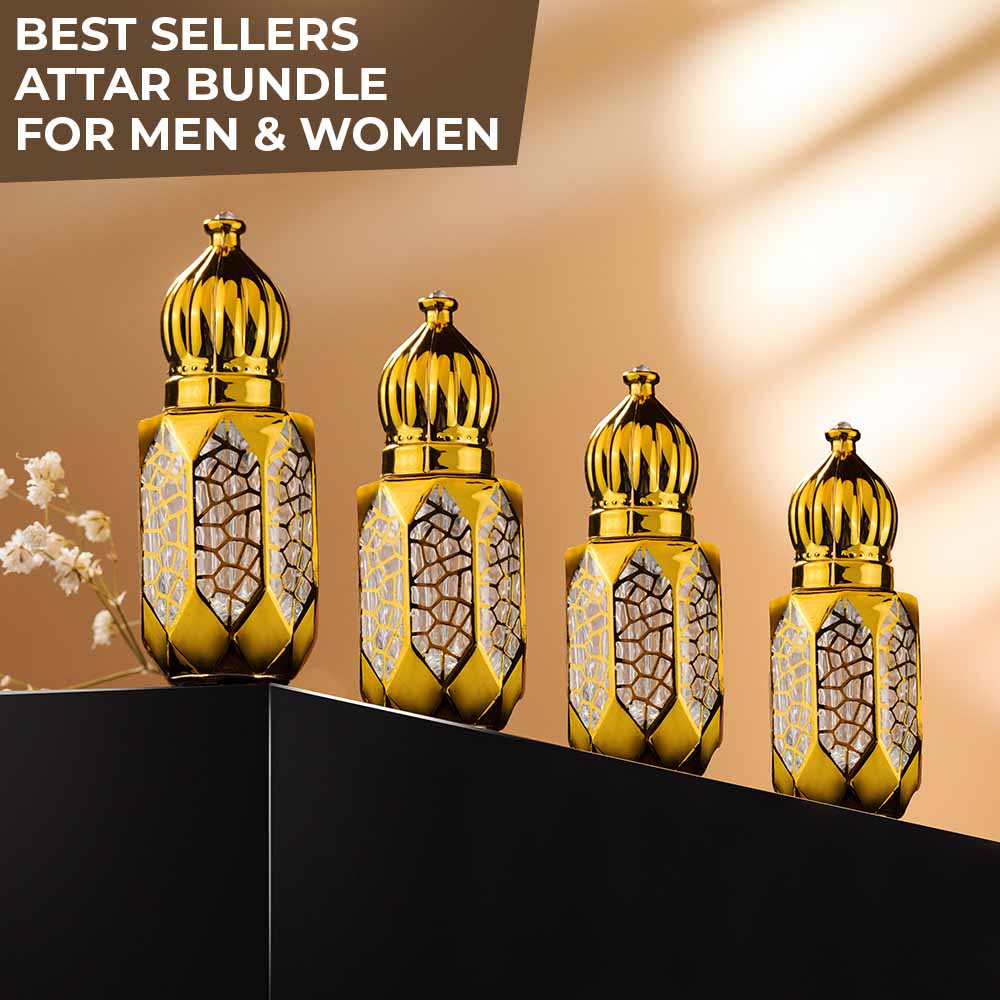 Saeed Ghani Fragrances Best Seller Attar Bundle for Men & Women