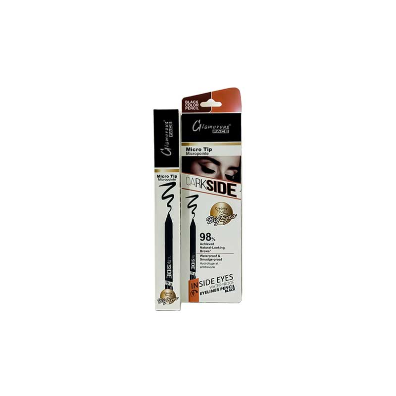 Glamorous Face Dark Side Waterproof Eyeliner Kajal Pencil Black