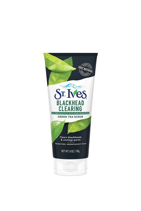 ST.ives Blackhead Clearing Green Tea & Bamboo Scrub 170gm ST.ives  