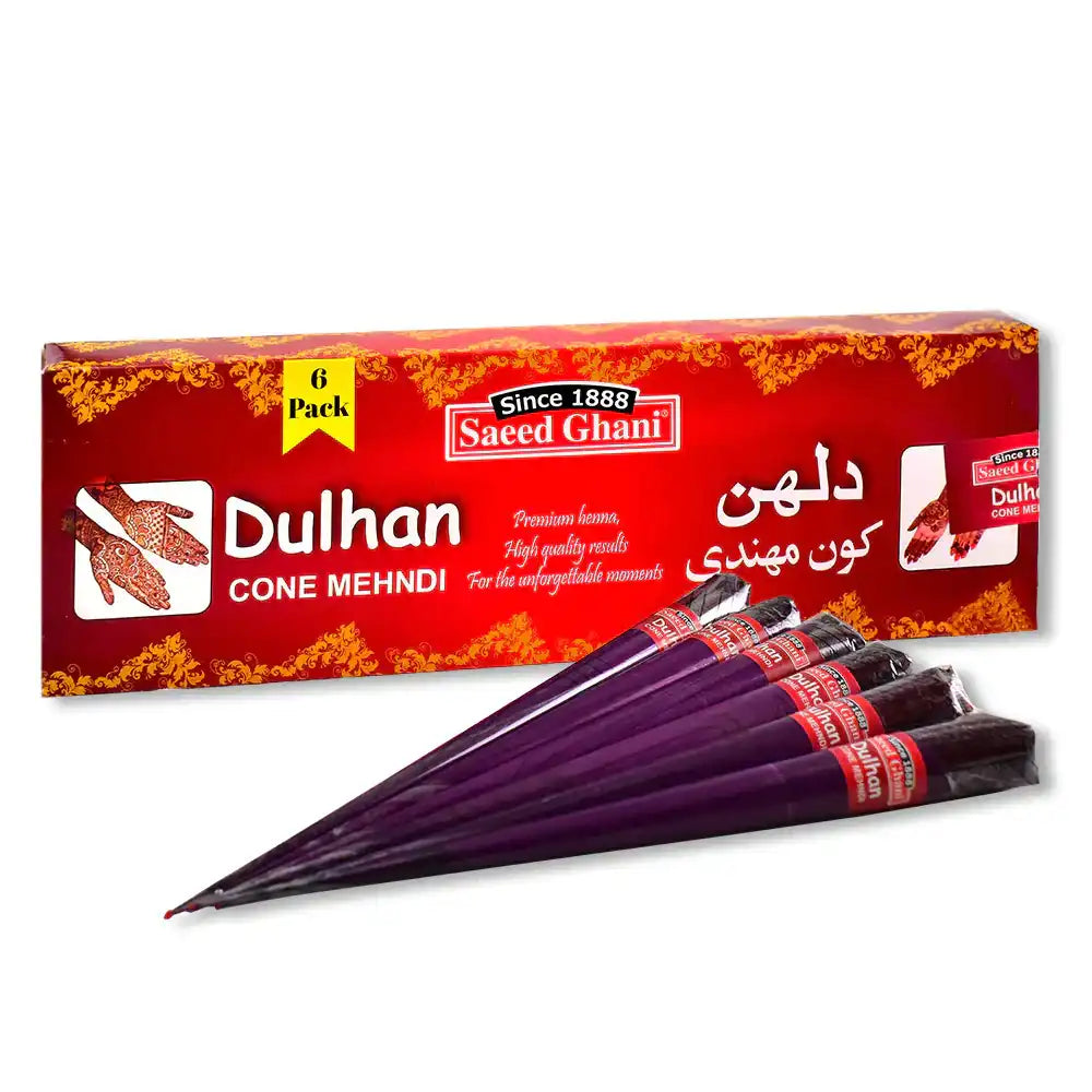 Saeed Ghani Cone Mehndi Pack of 6