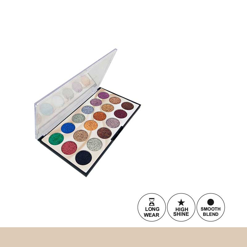 Color Institute 18 Color Glitter Eyeshadow Kit