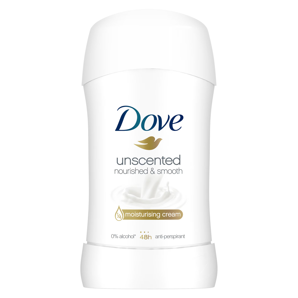 Dove Unscented Nourished & Smooth Deodorant Stick 40g WOMEN