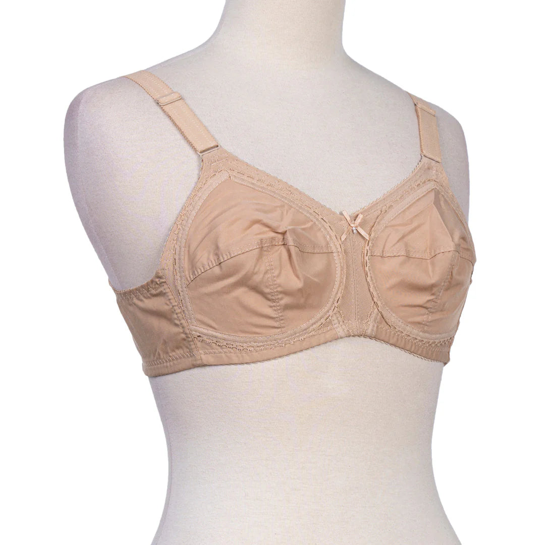 Belleza Lingerie Gentle Classic Cotton Bra - Skin