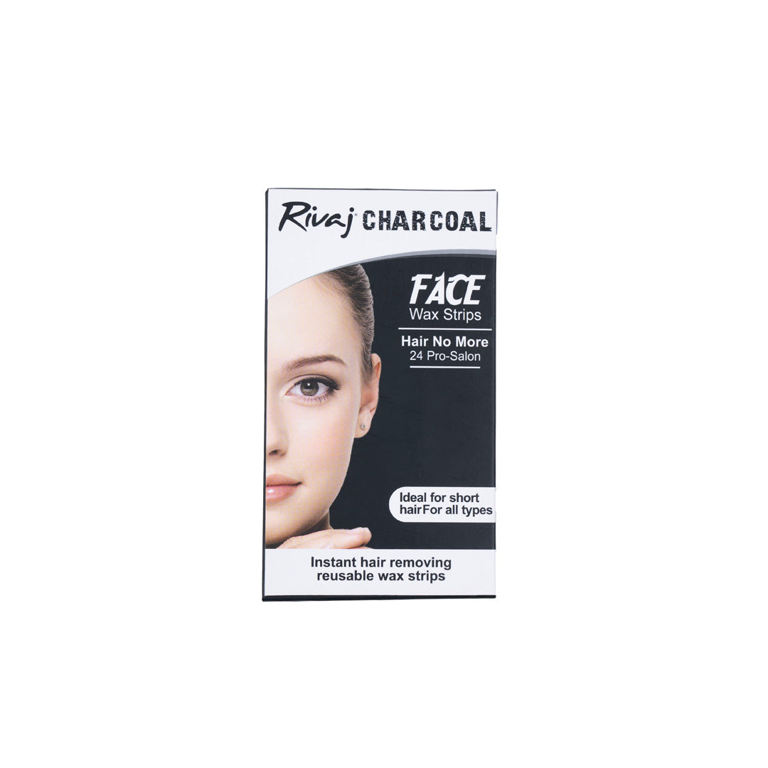 Charcoal Face Wax Strips