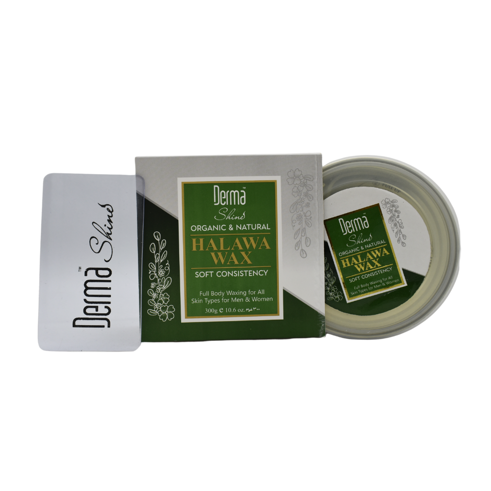 Derma Shine Organic & Natural Halawa Wax Aloe Vera