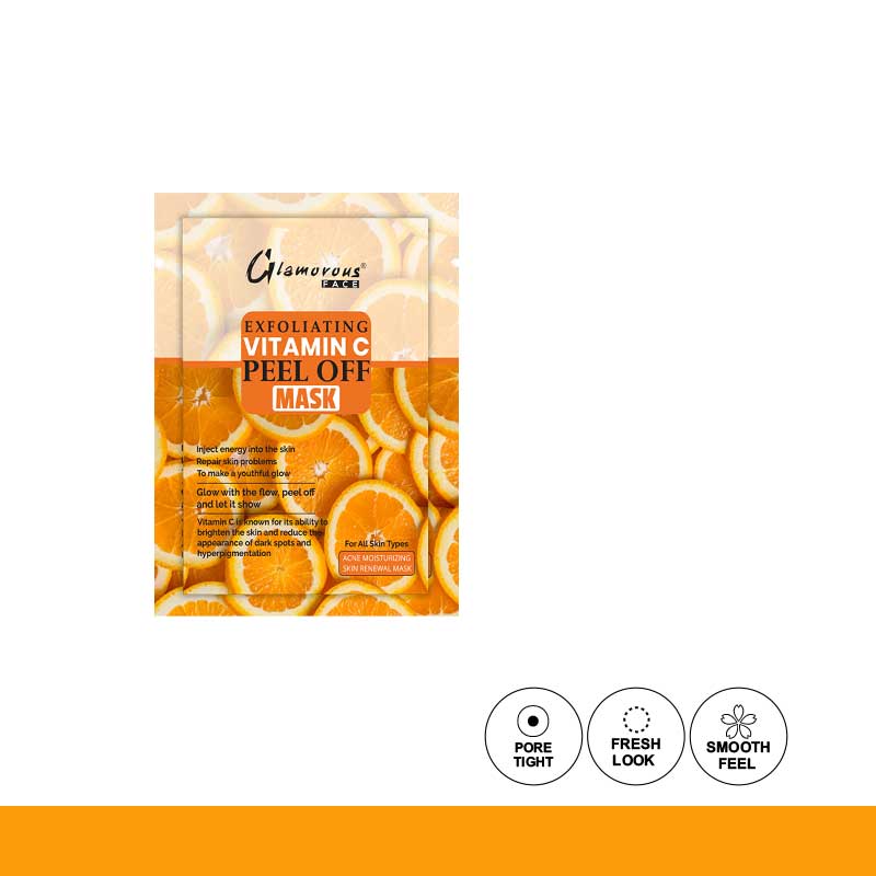 Glamorous Face Exfoliating Vitamin C Peel Off Mask