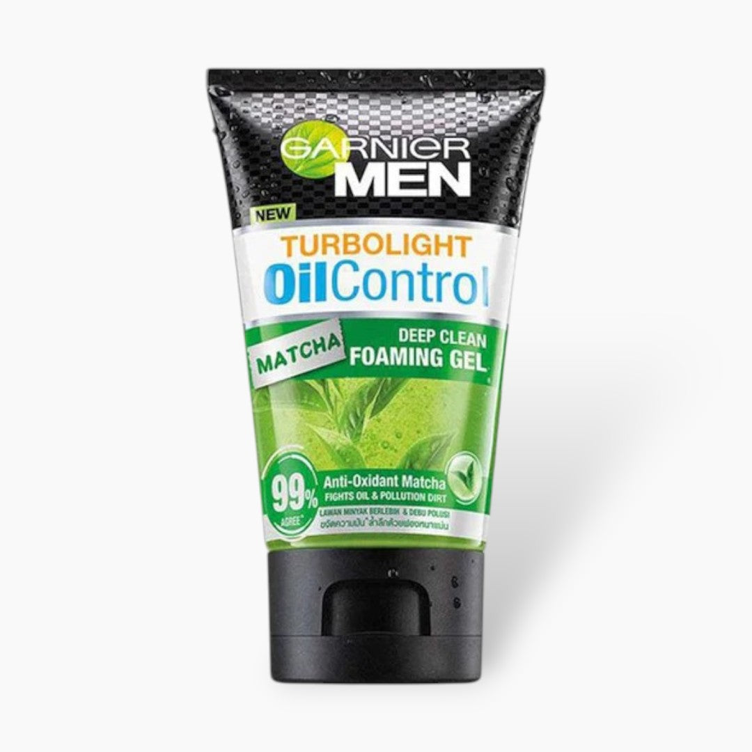 Garnier Men Oil Control Matcha Foaming Gel 100ml Garnier  