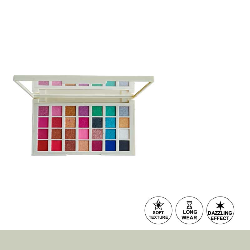 Glamorous Face 28 Color Makhmali & Matte  Eyeshadow Palette