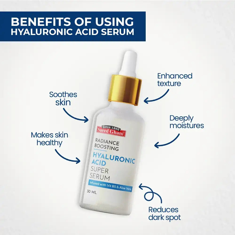 Saeed Ghani Hyaluronic Acid Radiance Boosting Super Serum