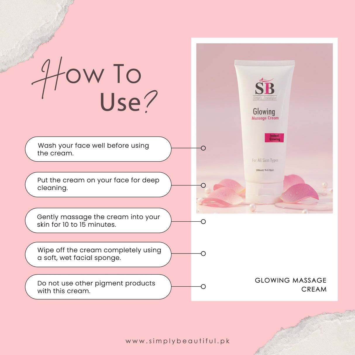 Simply Beautiful SB Glowing Massage Cream
