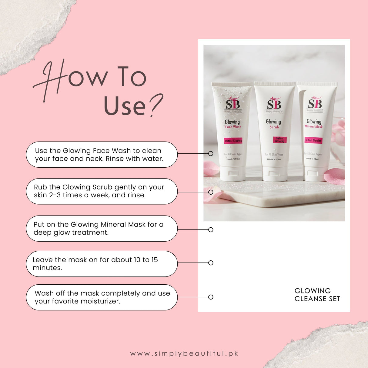 Simply Beautiful Glowing Cleanse  Set