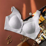 Intimate Nursing Front Closure Bra – Wireless Feeding Bra with Easy Button Design & Back Support