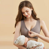 Intimate Seamless Nursing Bra: Wire-Free Soft on Skin No Threads