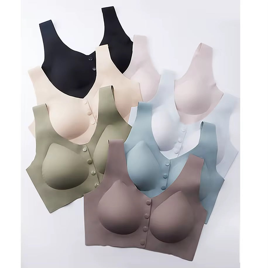 Intimate Seamless Nursing Bra: Wire-Free Soft on Skin No Threads