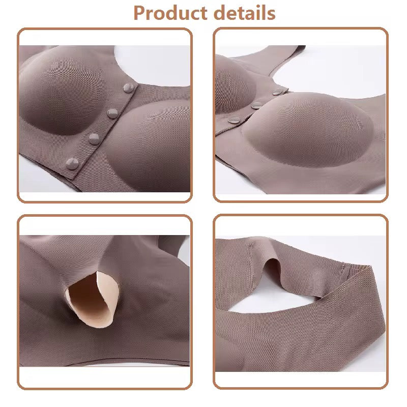 Intimate Seamless Nursing Bra: Wire-Free Soft on Skin No Threads