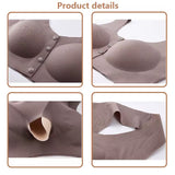 Intimate Seamless Nursing Bra: Wire-Free Soft on Skin No Threads