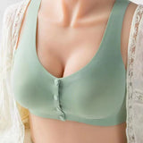 Intimate Seamless Nursing Bra: Wire-Free Soft on Skin No Threads